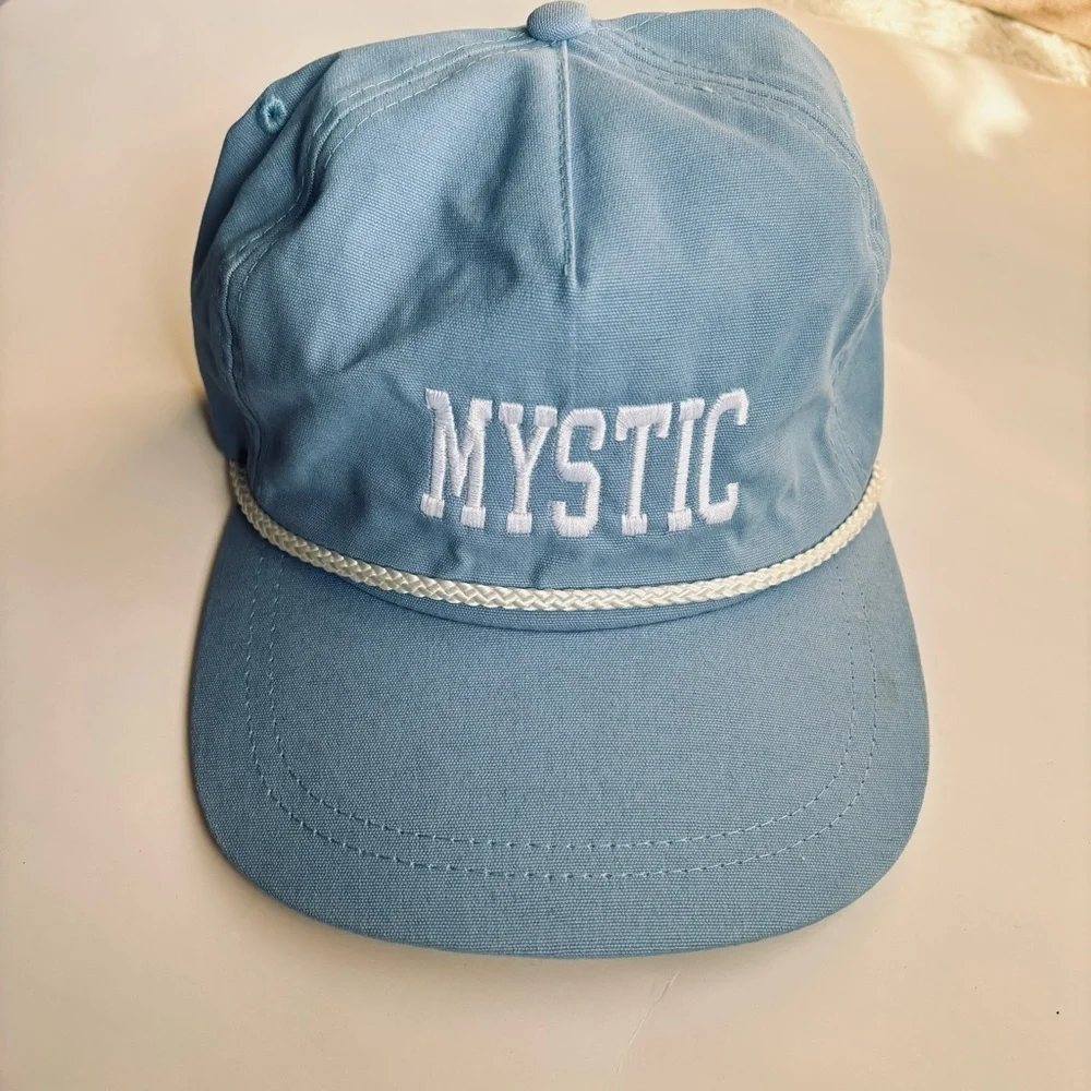 Imperial Nautical Sailor Pastel Braided Baby Blue Cotton Hat One Size